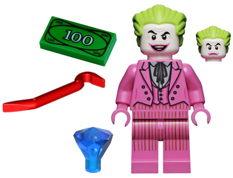 LEGO Super Heroes Minifigur - sh704 sh0704 - The Joker - aus 76188 212327