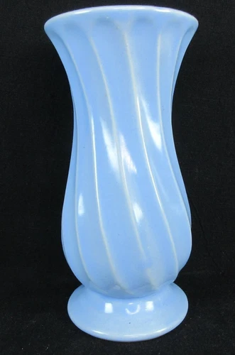 Shawnee Blue "Valencia" Vase-8"-Mint