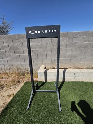 Oakley Store Display Stand Black Metal 