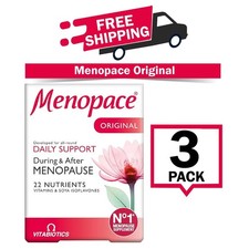 3x Vitabiotics Menopace 90 Capsules - Advanced Support - 9 Month Total Supply