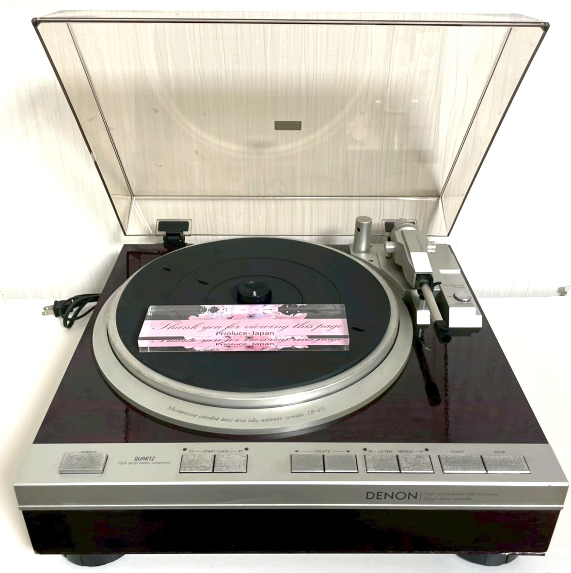 Denon DP-47F vintage audio equipment - eBay listing photo 1