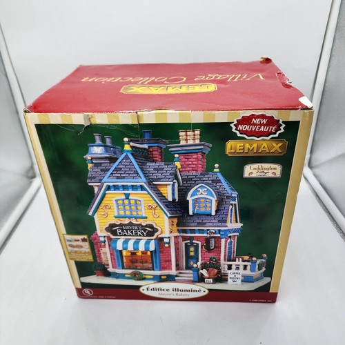 Lemax Christmas Village Meyer’s Bakery porcelana iluminada Caddington #85674 - Imagen 19 de 20