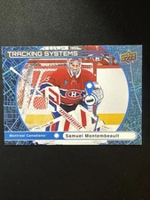 25-26 UD Series 1 Hockey Speckle Tracking System TS-15 Samuel Montembeault