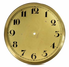 Antikes LFS Uhren Zifferblatt f&uuml;r Standuhr vintage Uhrwerk Uhrmacher
