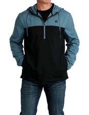 Cinch Western Sweatshirt Mens 1/2 Zip Hoodie Multi-Color MWJ1936001
