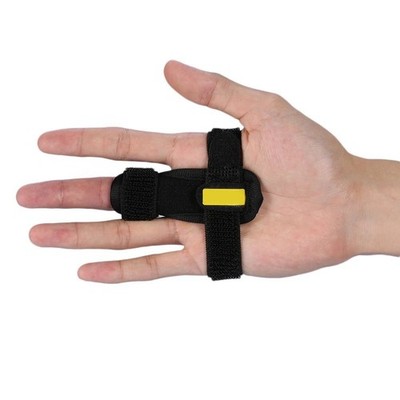 Finger Splint Finger Brace Hand Thumb Brace Sprains Pain Relief +Strips
