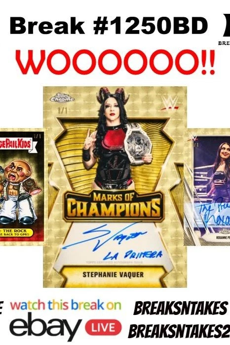 Break #1250BD: 2026 Topps WWE Chrome Hobby + Breaker's 2 CASE PYW