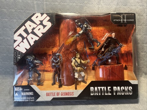 2006 STAR WARS 30th BATTLE PACKS BATTLE OF GEONOSIS ACTION FIGURES