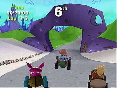 Nicktoons Racing (Sony PlayStation 1, 2001)