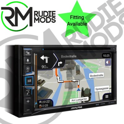 Alpine SAT NAV Bluetooth DAB CD Mp3 DVD CarPlay Android Stereo