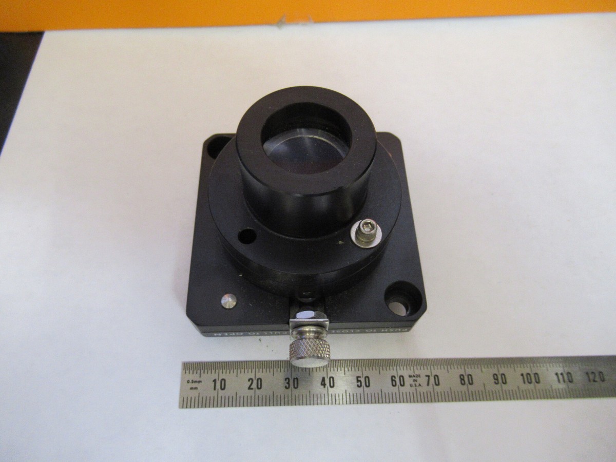 OLYMPUS JAPAN SHUTTER ASSEMBLY OPTICS MICROSCOPE PART AS PICTURED