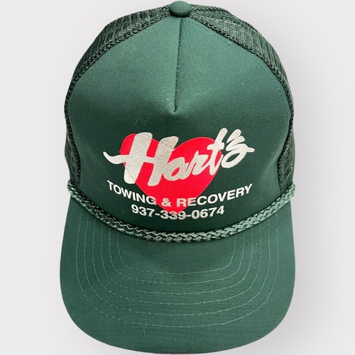 Gorra de bola de remolque y recuperación de Hart's publicidad malla de retroceso sombrero de camionero verde - Imagen 3 de 8