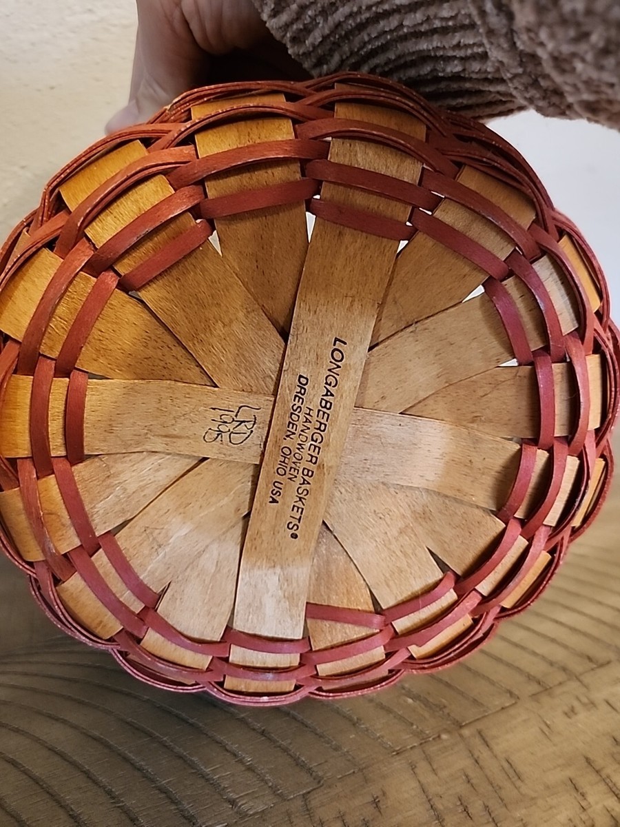 Longaberger Basket 1995 A7 | eBay