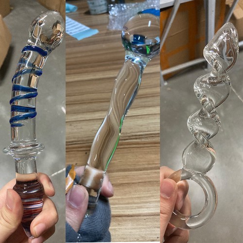 15types Crystal Glass G-spot Dildo Anal Butt Plug Vaginal Massager Women Sex Toy - Picture 1 of 119