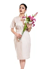 Women's luxurious dress, super soft, multi seasons comfort, side pockets