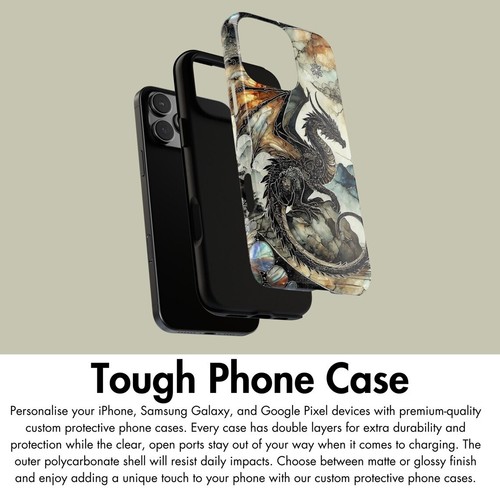 Fantasy Dragon Phone Case, Fourth Wing Inspired Design | X17 - 第 2/273 張圖片