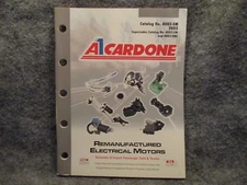 2005 A1 Cardone Remanufactured Electrical Motors Domestic Import Catalog 4005-EM