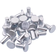 US Stock 100x 5mm Dia 10mm Shank CSK Flat Countersunk Head Aluminum Solid Rivets