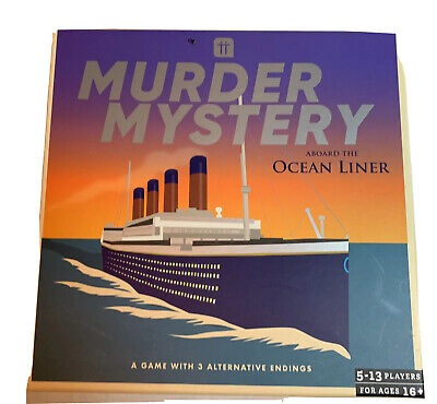 Murder Mystery Aboard the Ocean Liner Game New in Box 