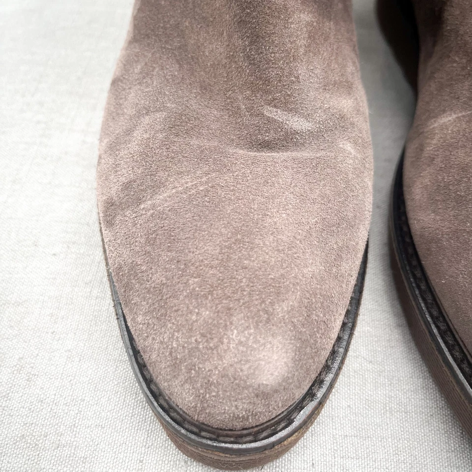 Botas Aquatalia para mujer 7 Kimberly Zapato Gris Gamuza Piel de oveja Botines impermeables Foto 3 de 4