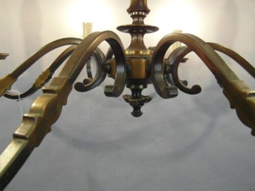 Kronleuchter Antik Hängelampe Messing Berlin Lampe Various Embedded 8-armig 27d1 - Bild 4 von 12