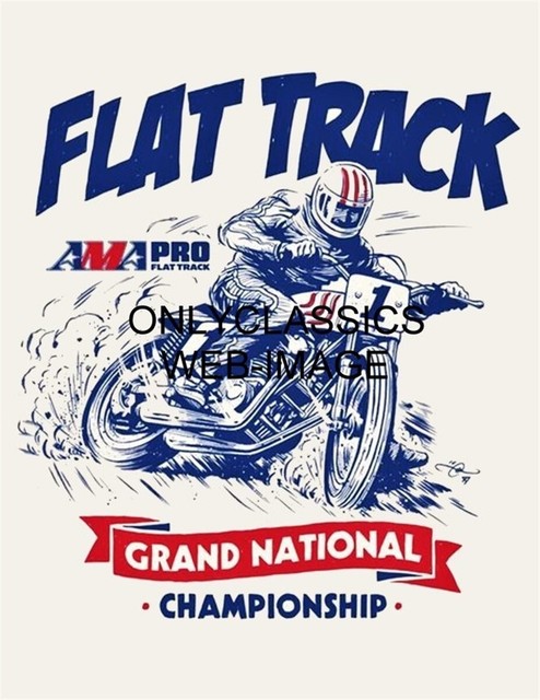 60's AMA GRAND NATIONAL FLAT TRACK MOTORCYCLE RACING 8.5X11 POSTER COOL GRAPHICS 60's AMA GRAND NATIONAL FLAT TRACK MOTORCYCLE RACING 8.5X11 POSTER COOL GRAPHICS