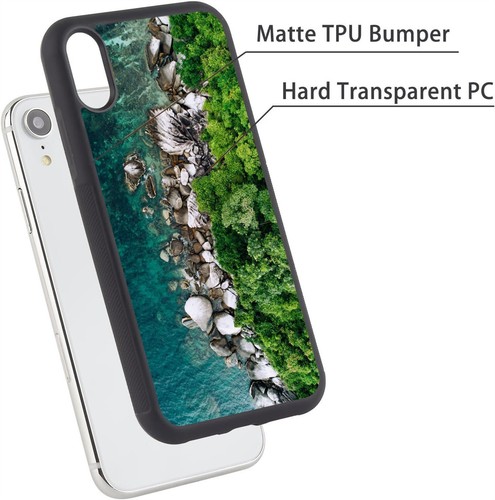 For iPhone X XS 11 12 13 14 15 Pro Max Aerial View Water Stones Nature - Picture 13 of 240