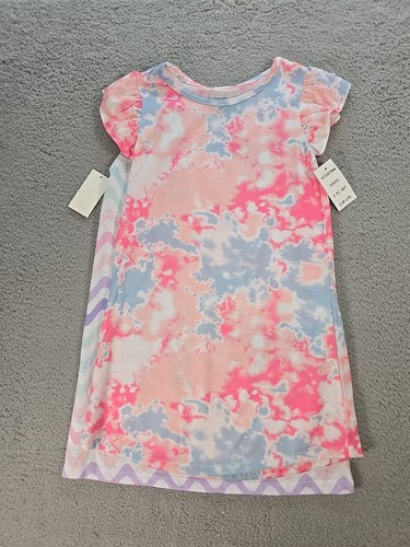 Cuddl Duds Girl’s Tie Dye Sleep Gown 2-Pack, Size S (6-6X), NWT - Picture 4 of 6