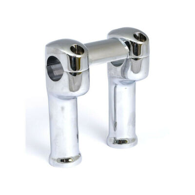 Riser 3 - teilig 5'' hoch, Chrom für Harley - Davidson mit 1 1/4'' Lenker