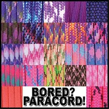 550 Paracord Rope Commercial Type III - Assortment of 22 Purple & Pink Colors