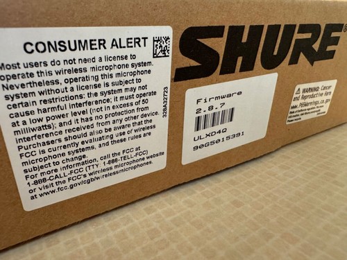 Shure ULXD4Q Quad-Channel G50 (470-534 MHz) Digital Wireless Receiver New in Box - Picture 4 of 5