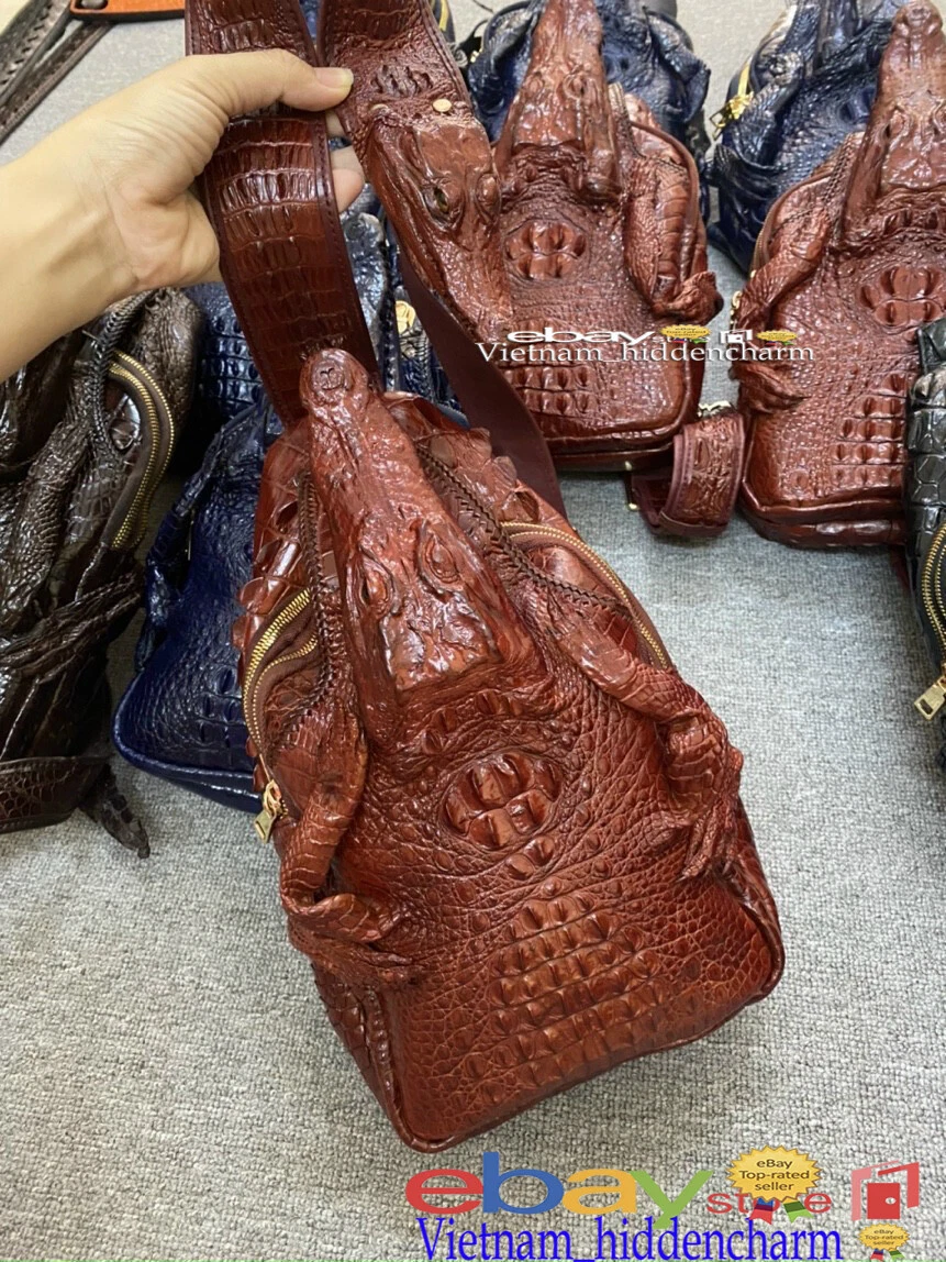 original crocodile skin bags