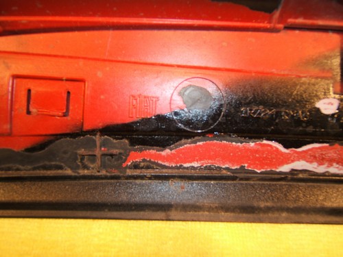 Fiat 2012 500 Sport TURBO Rear Trunk BLACK painted Genuine OEM 1 Spoiler only - Picture 12 of 12