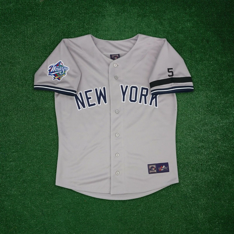 Roger Clemens 1999 New York Yankees Cooperstown Men's World Series Road Jersey - Image 2 of 4