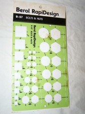 Berol Rapidesign Template - Tool Design - R-81 New in Factory Sealed Package