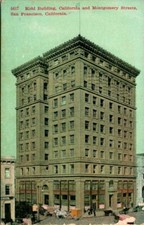 Postal Edificio Kohi Calles California y Montgomery San Francisco California