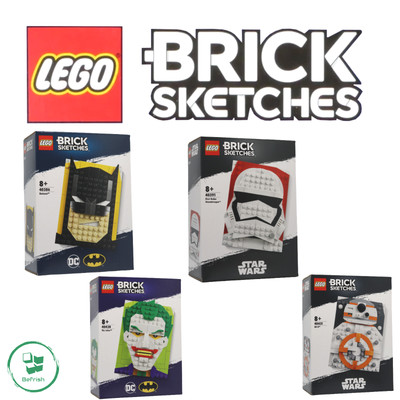 LEGO Brick Sketches Star Wars Batman Joker AUSWAHL