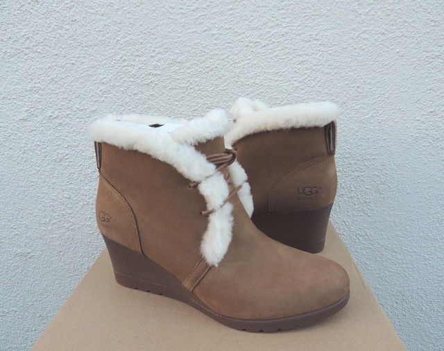 ugg jeovana wedge ankle boot