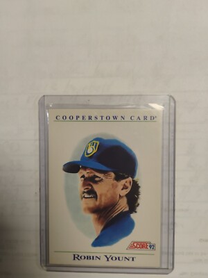 BUY ONE GET ONE CARD FREE 1992 Score Baseball #B11 Robin Yount Milwaukee Brewers