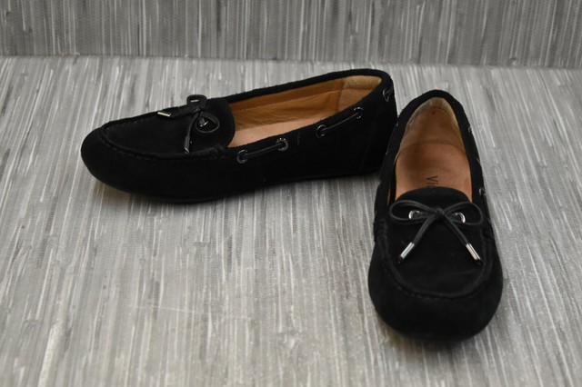 black suede moccasins womens