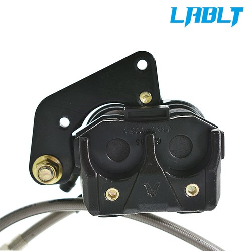 LABLT Caliper Master Cylinder Front Brake Assembly For Honda 70-160cc Dirt Pit - Foto 5 di 6