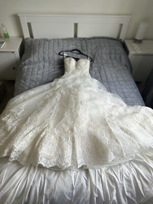 pronovias wedding dress size 8-10 UK