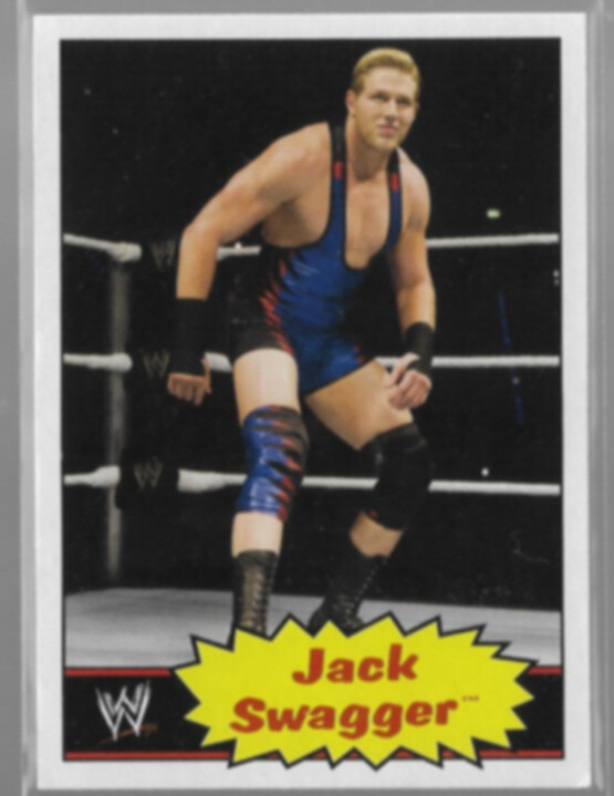 JACK SWAGGER 2012 Topps Heritage WWE #18.  