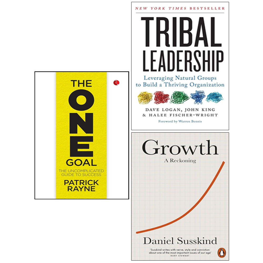 ONE GOAL Patrick Rayne,Growth Reckoning, Tribal Leadership 3 Books Set