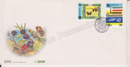 EIRE IRELAND UNADDRESSED FDC FIRST DAY COVER 1986 EUROPA ENVIRONMENT