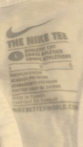 Nike USA USWNT Soccer Crest Racerback White Tank Top Slim Fit (L) 100% Corton - Picture 4 of 12