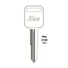 ILCO Replacement Key Blank for Chevrolet & Suzuki - B69 - X180 -GM-29D (10 Pack)