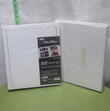 PIONEER vtg photo album 100 pages w/ plastic overlay 2000 magnetic NWT acid-free