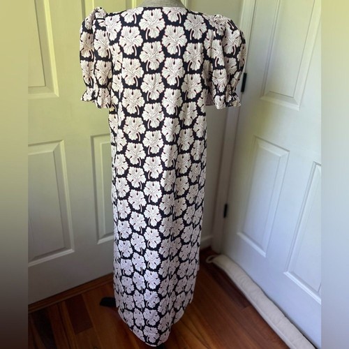 Tuckernuck Hyacinth House Navy Floral Eden Day Midi Dress Large - Picture 4 of 6