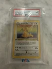 1999 Pokemon Fossil 1st EDITION HOLO Dragonite #4  PSA 9